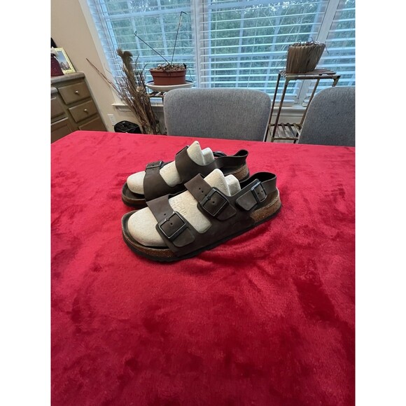 Betula Suede Leather Slingback Sandals - Male Size 12